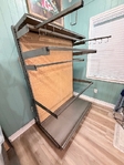 Retail Store shelving/hanging racks display on wheels