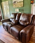 Leather Sofa & Loveseat
