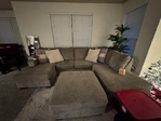 Sectional Couch w/ Swivel Chair