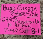 Extended one more day!                                May 2nd - 8 a.m. to 1 pm.