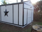12x20 custom design wood shed