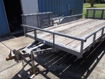 16 ft. Galvanized Lowboy Trailer