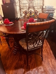 Dining table and chairs