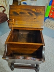 Mid-Century Doughbox End Table