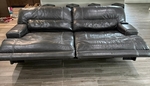 Ashley Furniture Leather Reclining Couch Set